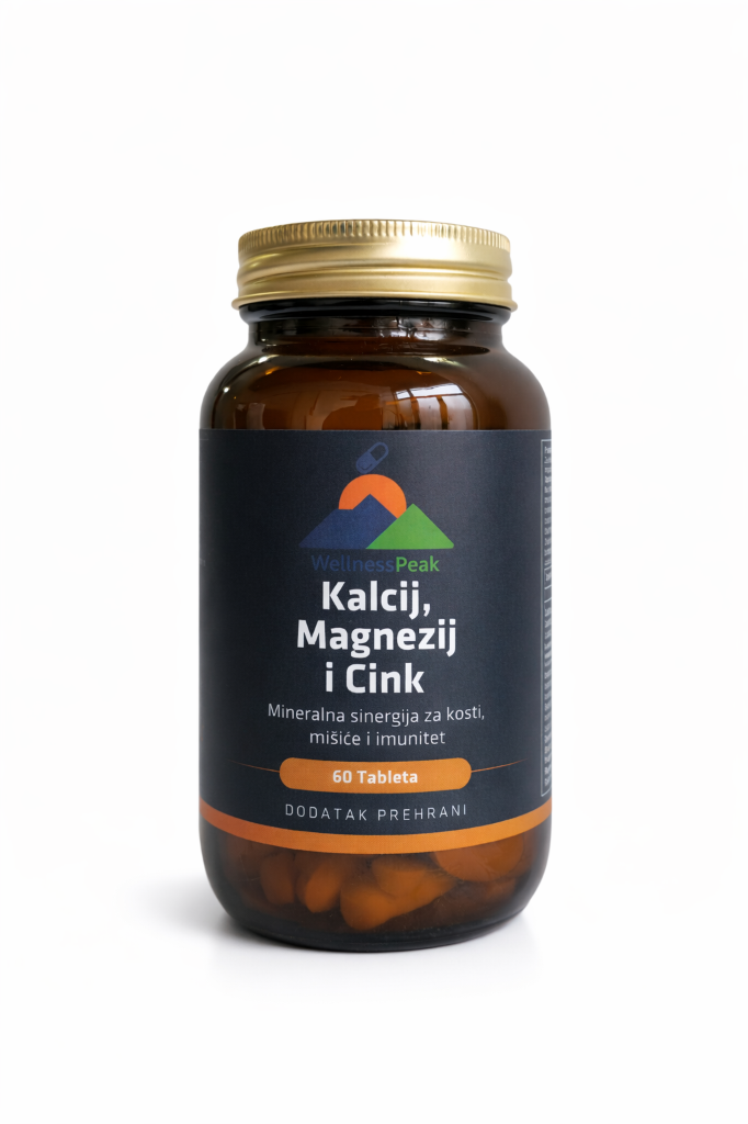 Kalcij Magnezij Cink minerali za kosti mišiće i imunitet